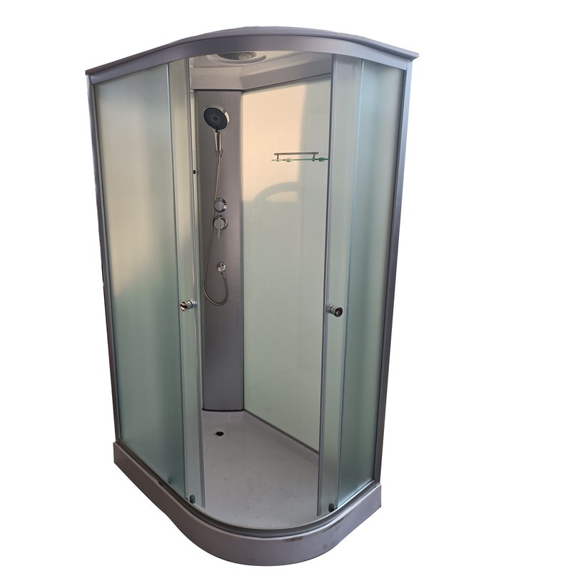 Гидробокс Mixxus WAVE 120x80 см, без гидромассажа, с низким поддоном, матовый, левосторонний