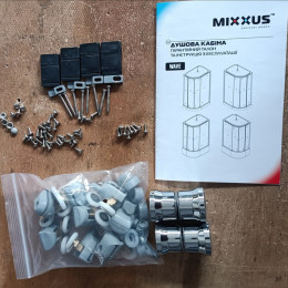 Гидробокс Mixxus WAVE 120x80 см, без гидромассажа, с низким поддоном, матовый, левосторонний