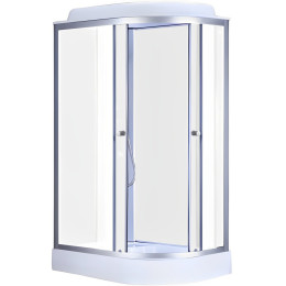 Гидробокс Mixxus WAVE 120x80 см, без гидромассажа, с низким поддоном, матовый, левосторонний