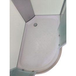 Гидробокс Mixxus WAVE 120x80 см, без гидромассажа, с низким поддоном, матовый, правосторонний