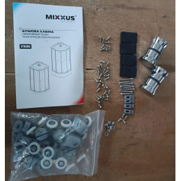 Гидробокс Mixxus STRONG 90х90 см, с гидромассажем, с высоким поддоном, матовый