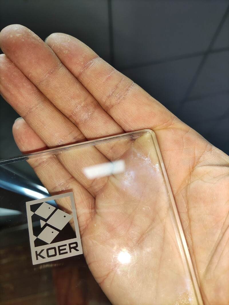 Душова перегородка Koer SR SP01 Walk-In (KR5393) прозора 100х200 см профіль хром