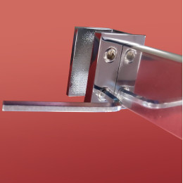 Душова перегородка Koer SR SP01 Walk-In (KR5394) прозора 120x200 см профіль хром