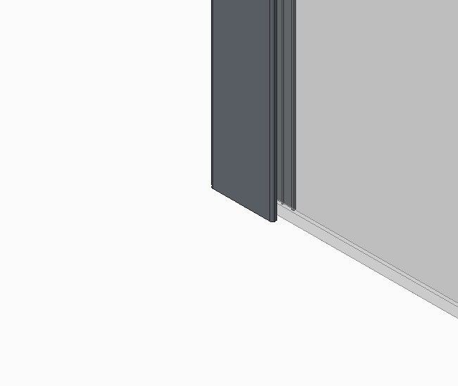 Душова перегородка Koer SR SP02 Walk-In (KR5395) прозора 100х200 см профіль хром