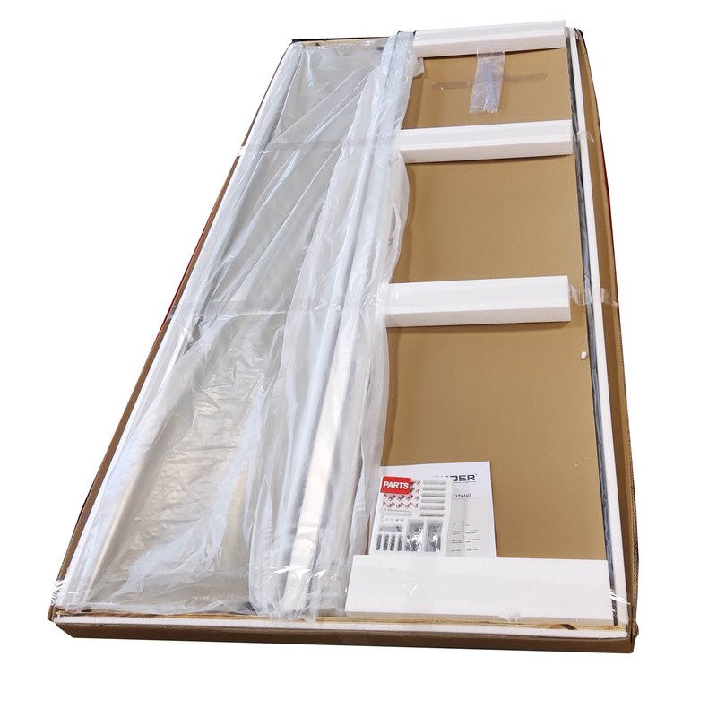 Душова перегородка Koer SR SP03 Walk-In (KR5399) прозора 30х200 см профіль хром