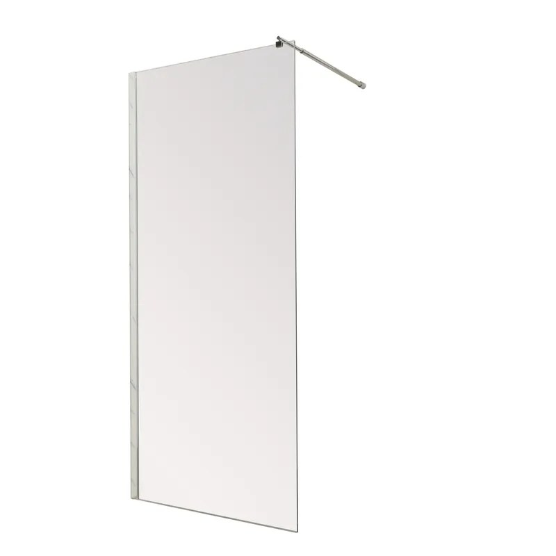 Душова перегородка Mixxus Premium FLAT SP01 (MI6852) прозора 120x200 см профіль хром