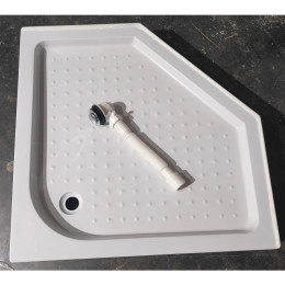 Душевой поддон MIXXUS LINES ST01-90x90x13 (MI8284) мелкий 90х90 см пятиугольний