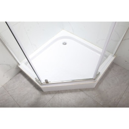 Душевой поддон MIXXUS LINES ST01-90x90x13 (MI8284) мелкий 90х90 см пятиугольний