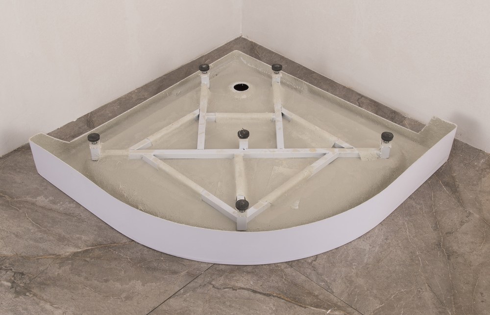 Душевой поддон MIXXUS PLAIN ST01-90x90x13 (MI6916) мелкий 90х90 см полукруглый