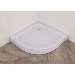 Душевой поддон MIXXUS PLAIN ST01-90x90x13 (MI6916) мелкий 90х90 см полукруглый
