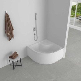 Душевой поддон MIXXUS Strong ST01-90x90x40 (MI8160) глубокий 90х90 см полукруглый