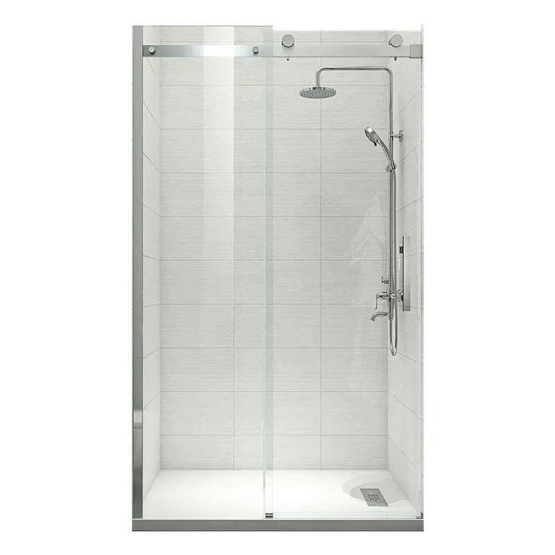 Душові двері в нішу Koer SR SD01 (KR5376) розсувні 120х200 см прозора