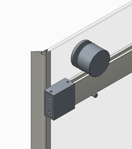 Душові двері в нішу Koer SR SD01 (KR5379) розсувні 120х200 см прозора