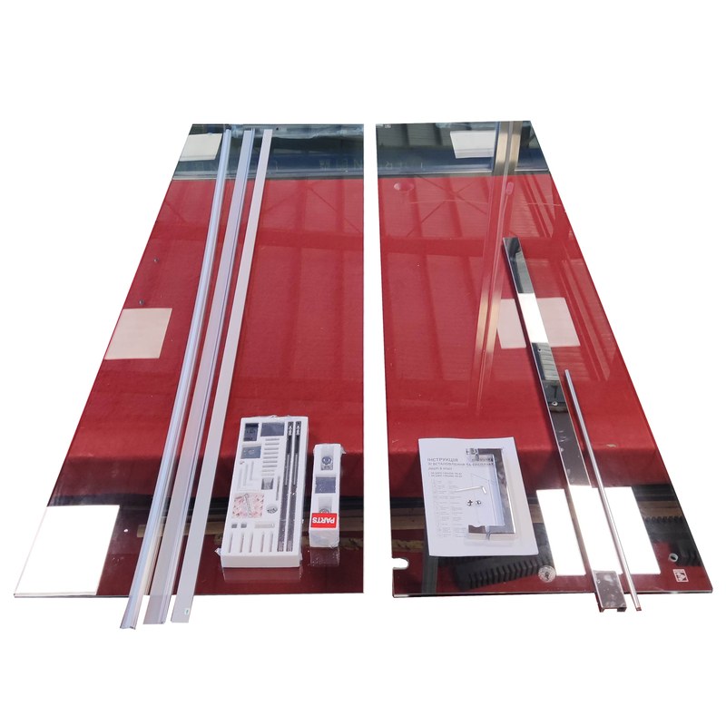 Душові двері в нішу Koer SR SD02 (KR5384) розсувні 120х200 см прозора