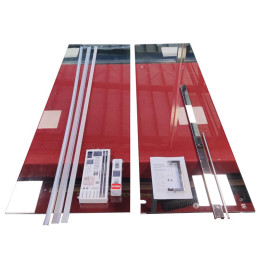 Душові двері в нішу Koer SR SD02 (KR5384) розсувні 120х200 см прозора