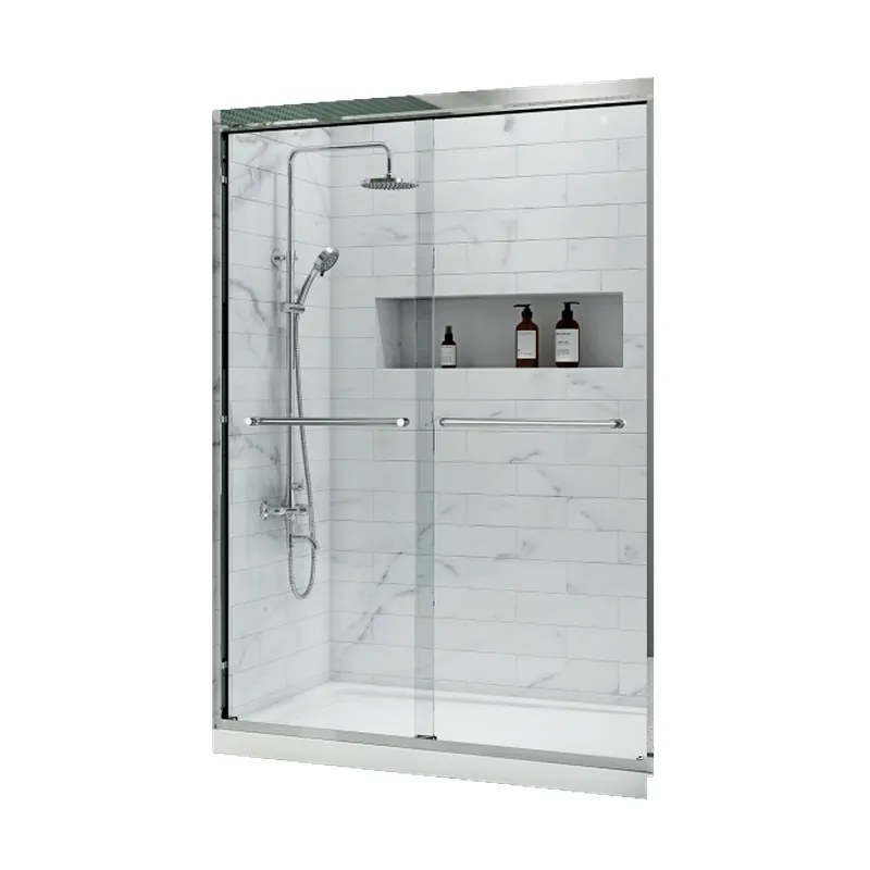 Душові двері в нішу Koer SR SD03 (KR5385) розсувні 140x200 см прозора