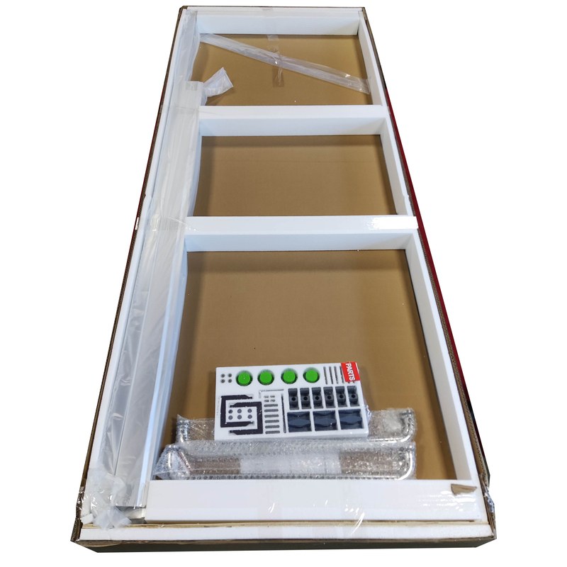 Душові двері в нішу Koer SR SD03 (KR5385) розсувні 140x200 см прозора