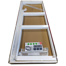 Душові двері в нішу Koer SR SD03 (KR5385) розсувні 140x200 см прозора