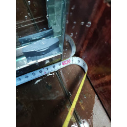 Душові двері в нішу Koer SR SD03 (KR5385) розсувні 140x200 см прозора