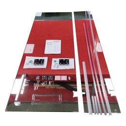 Душові двері в нішу Koer SR SD04 (KR5386) розпашна 100x200 см прозора