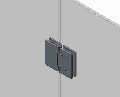 Душові двері в нішу Koer SR SD04 (KR5387) розпашна 120x200 см прозора