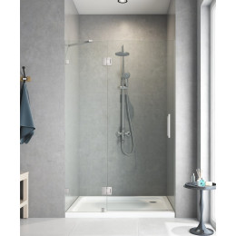 Душові двері в нішу Koer SR SD04 (KR5387) розпашна 120x200 см прозора