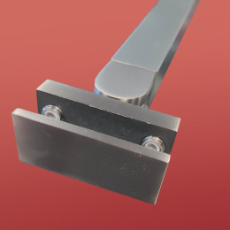 Душові двері в нішу Koer SR SD04 (KR5388) розпашна 120x200 см прозора