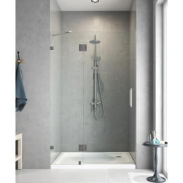 Душові двері в нішу Koer SR SD04 (KR5388) розпашна 120x200 см прозора