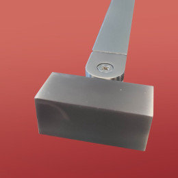 Душові двері в нішу Koer SR SD04 (KR5388) розпашна 120x200 см прозора