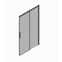 Душові двері в нішу Koer SR SD05 (KR5405) розсувні 120x200 см прозора
