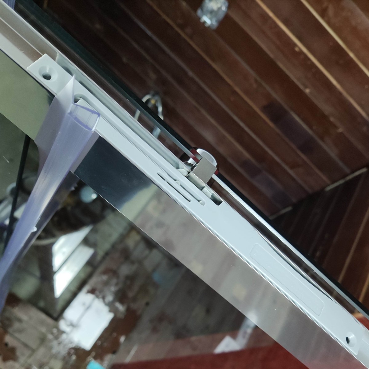 Душові двері в нішу Koer SR SD05 (KR5405) розсувні 120x200 см прозора