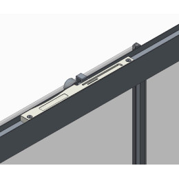 Душові двері в нішу Koer SR SD05 (KR5405) розсувні 120x200 см прозора
