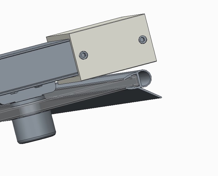 Душові двері в нішу Koer SR SD05 (KR5405) розсувні 120x200 см прозора