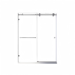 Душові двері в нішу Koer SR SD06 (KR5367) розсувні 120x220 см прозора