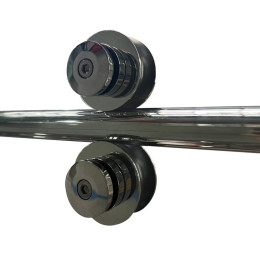 Душові двері в нішу Koer SR SD06 (KR5368) розсувні 140x220 см прозора