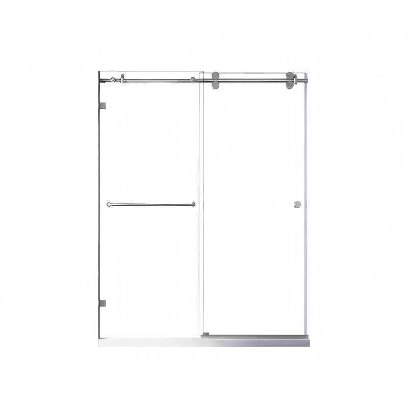 Душові двері в нішу Koer SR SD06 (KR5368) розсувні 140x220 см прозора