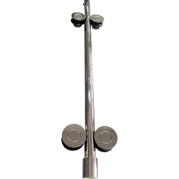 Душові двері в нішу Koer SR SD06 (KR5368) розсувні 140x220 см прозора