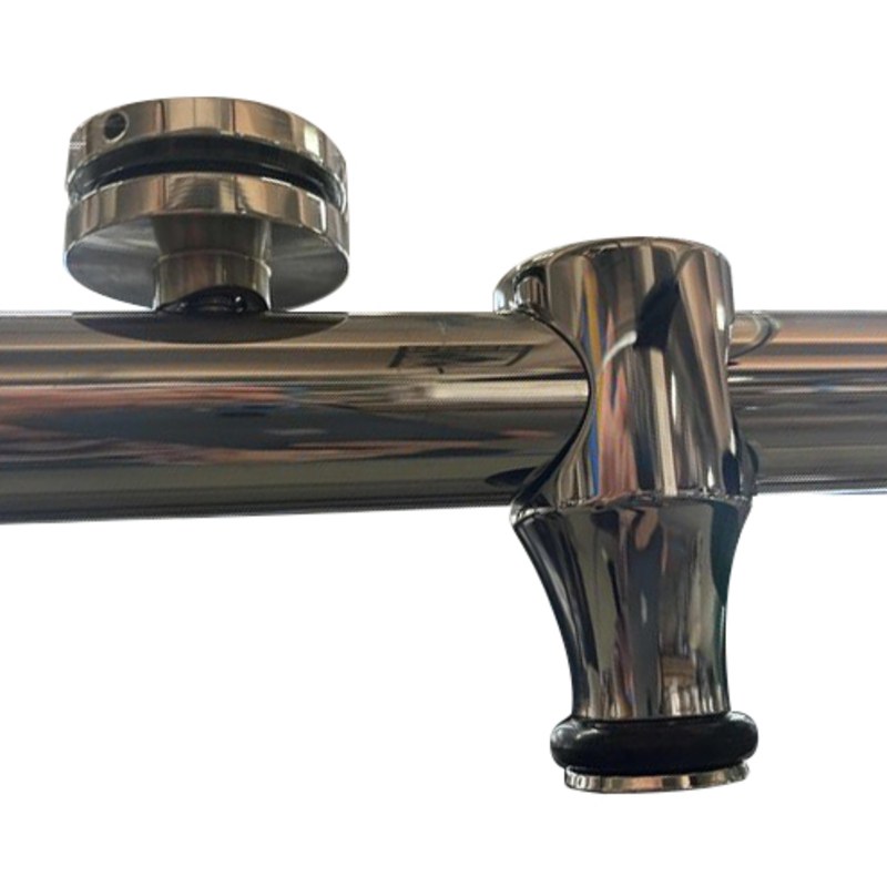 Душові двері в нішу Koer SR SD06 (KR5368) розсувні 140x220 см прозора