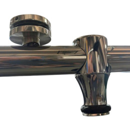 Душові двері в нішу Koer SR SD06 (KR5368) розсувні 140x220 см прозора