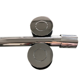 Душові двері в нішу Koer SR SD06 (KR5368) розсувні 140x220 см прозора