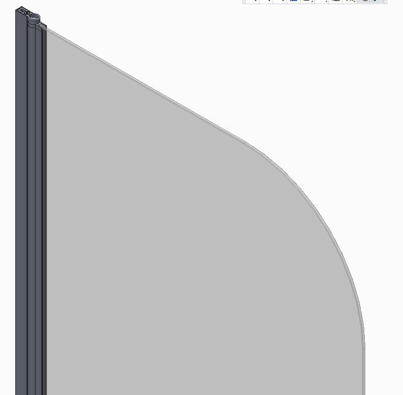 Шторка для ванны Koer SR BS02 (KR5401) стеклянная 80x140 см прозрачная, профиль хром