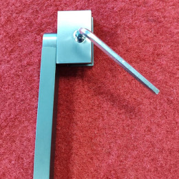 Шторка для ванны Koer SR BS04 (KR5403) стеклянная 95x140 см прозрачная, профиль хром