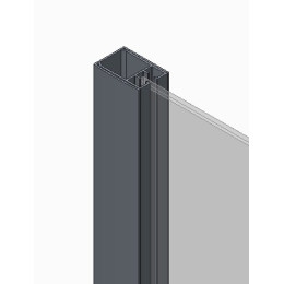 Шторка для ванны Koer SR BS04 (KR5403) стеклянная 95x140 см прозрачная, профиль хром