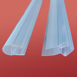 Шторка для ванны Koer SR BS04 (KR5403) стеклянная 95x140 см прозрачная, профиль хром