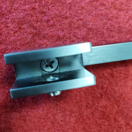 Шторка для ванны Koer SR BS04 (KR5404) стеклянная 95x140 см прозрачная, профиль графит