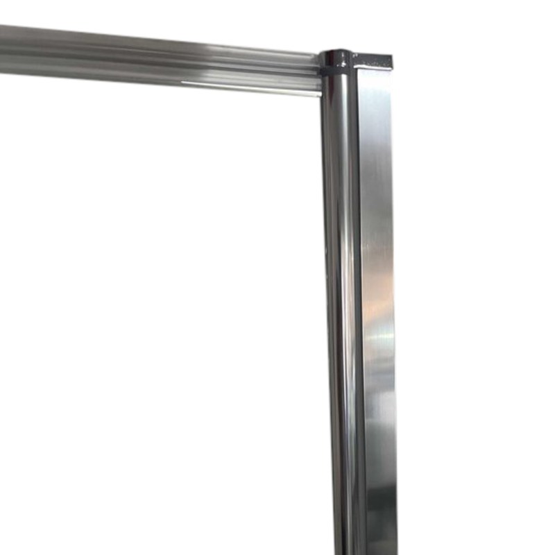 Шторка для ванны Koer SR BS05 (KR5372) стеклянная 90x140 см прозрачная, профиль хром