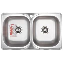 Zerix Z7848D-08-180E мойка Double для кухни из нержавейки
