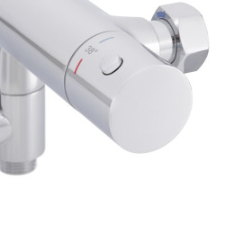 Душевая система Koer KB-57029-01 (KR5482) с термостатом, тропическим душем, 3 режима, хром