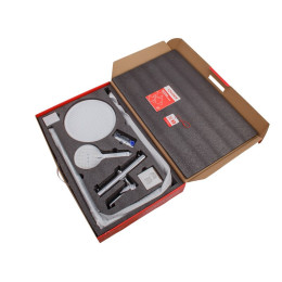 Душевая система Koer KB-57029-01 (KR5482) с термостатом, тропическим душем, 3 режима, хром