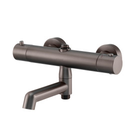 Душевая система Koer KB-57029-07 (KR5498) с термостатом, тропическим душем, 3 режима, графит